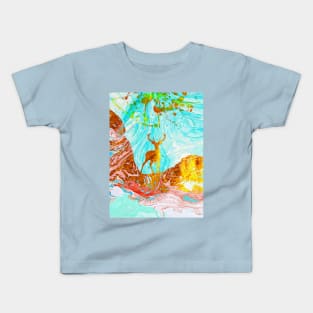 Golden Deer Kids T-Shirt